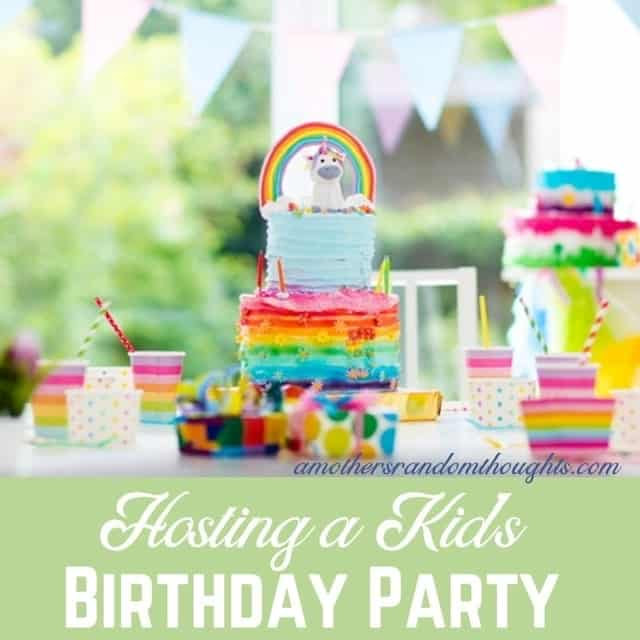 Hosting a Kid's birthday party