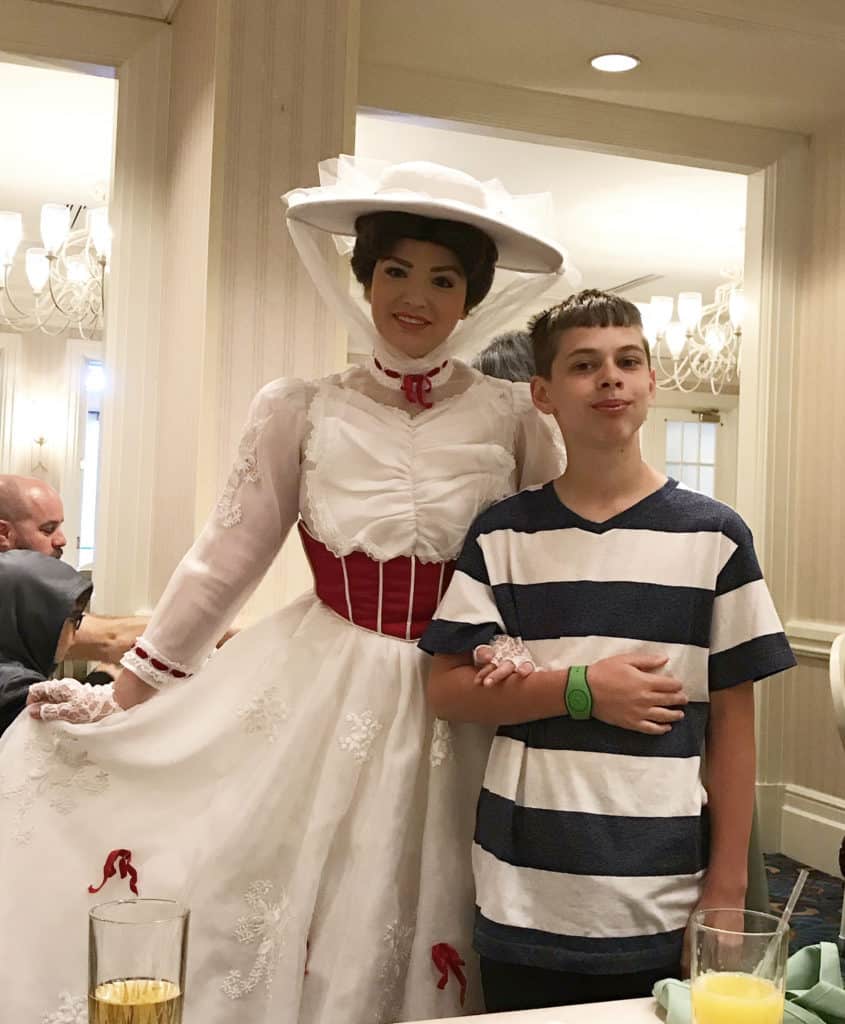 Meeting Mary Poppins at Walt Disney World - Autism Travel