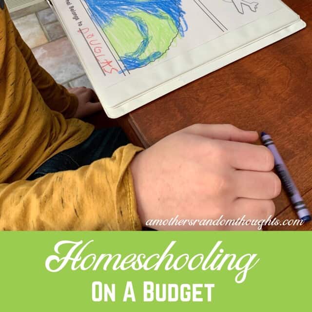 Homeschooling on a budget