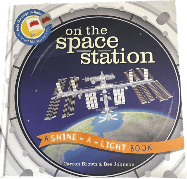 Usborne Shine-A-Light book: On the Space Station.