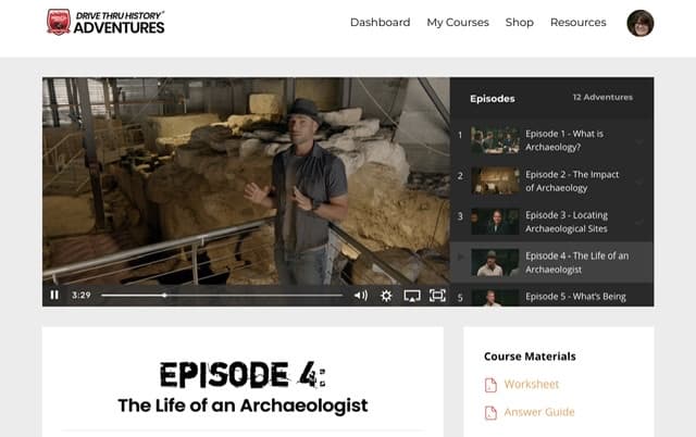 Episode 4 Drive thru History Adventures Bible Adventure The Life of an Archaeologist