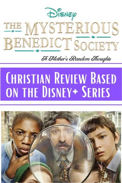 Pinterest Pin for The Mysterious Benedict Society Streaming on Disney+