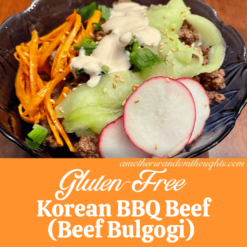 Gluten free beef bulgogi