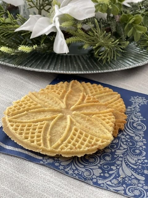 Thin and crips gluten-free pizzelles