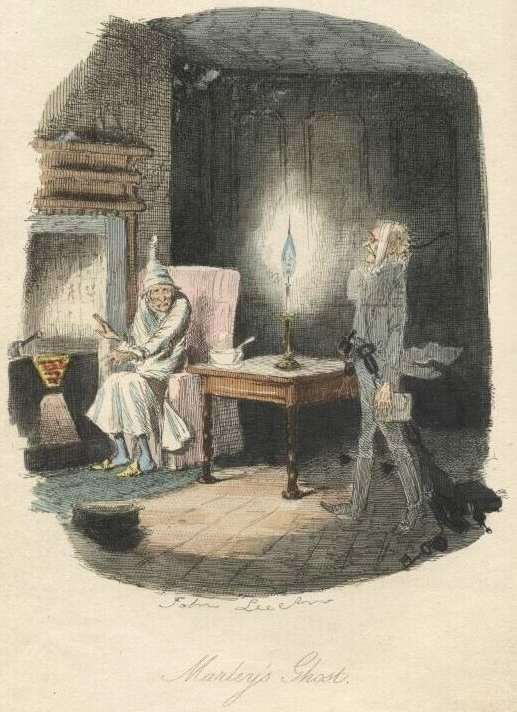 Original Illustration from Dickens Christmas Carol - Homeschooling with Dickens