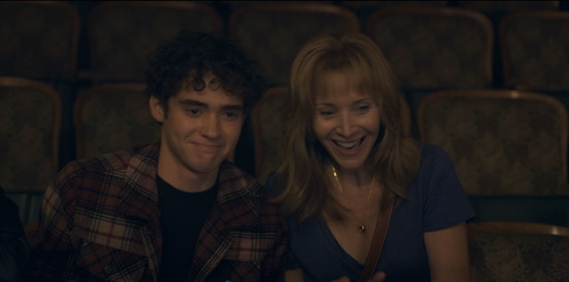 Anthony and Aunt Heidi (Lisa Kudrow) in Better Nate than Ever