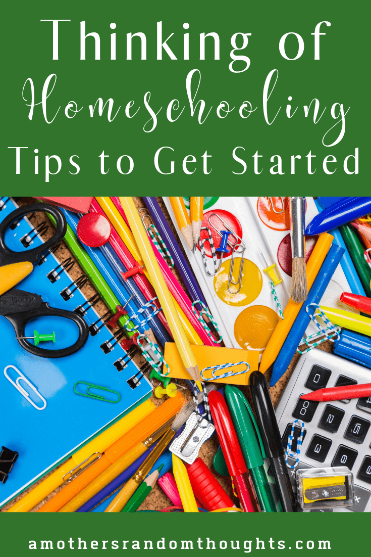 Thinking of Homeschooling Tips to get started