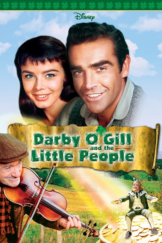 Darby O'Gill and the Little People movie poster Starring Sean Connery