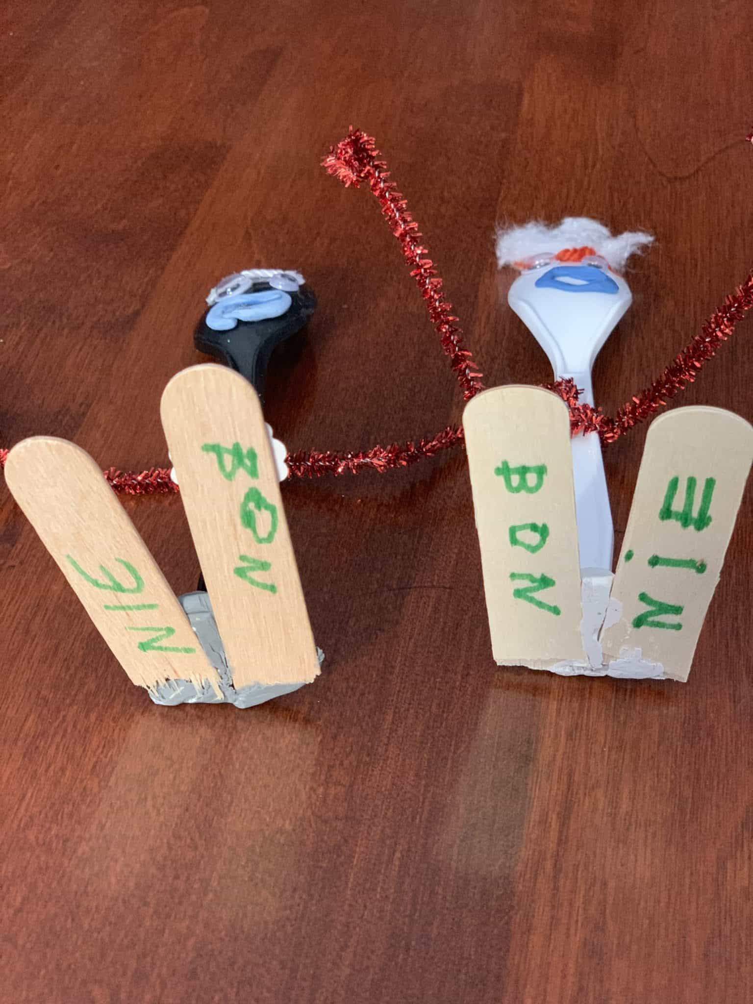 Bonnie's Toy Story 4 Forky made from a spork