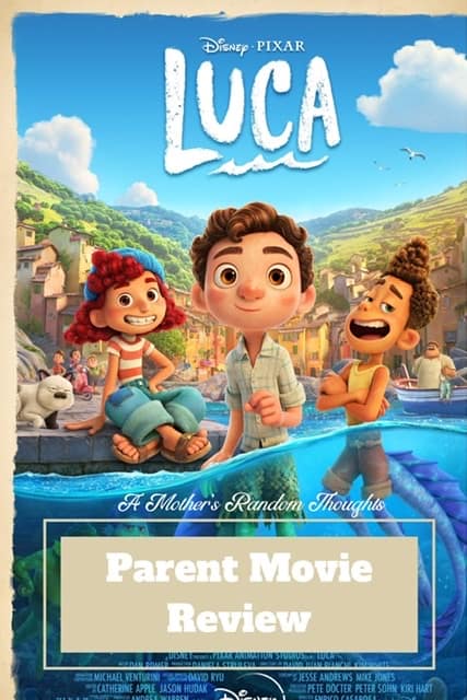Luca movie poster - parent movie review