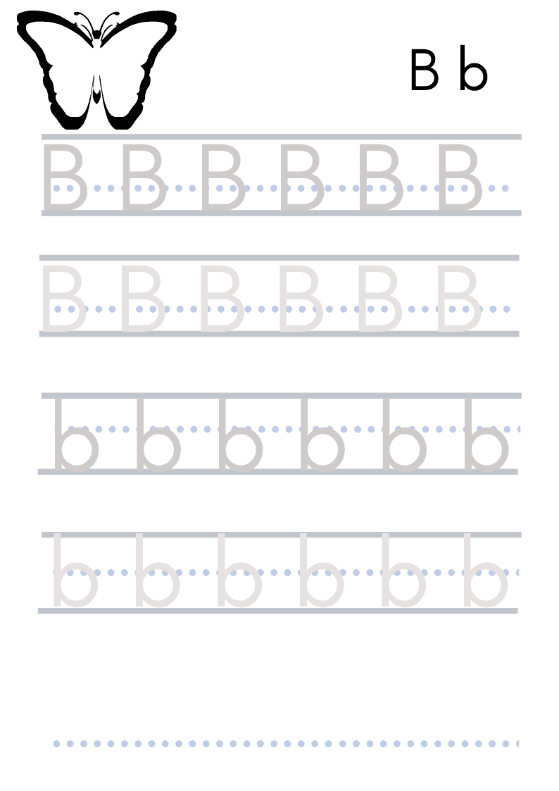 Letter of the Week Free Printables B Worksheets - A MOTHER'S RANDOM