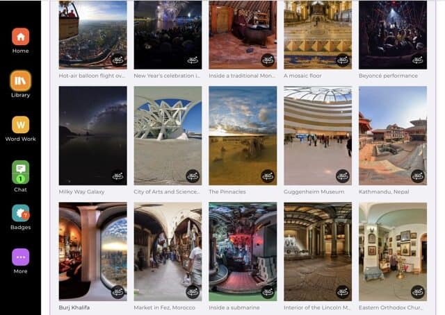 360 degree images avilable in LightSail