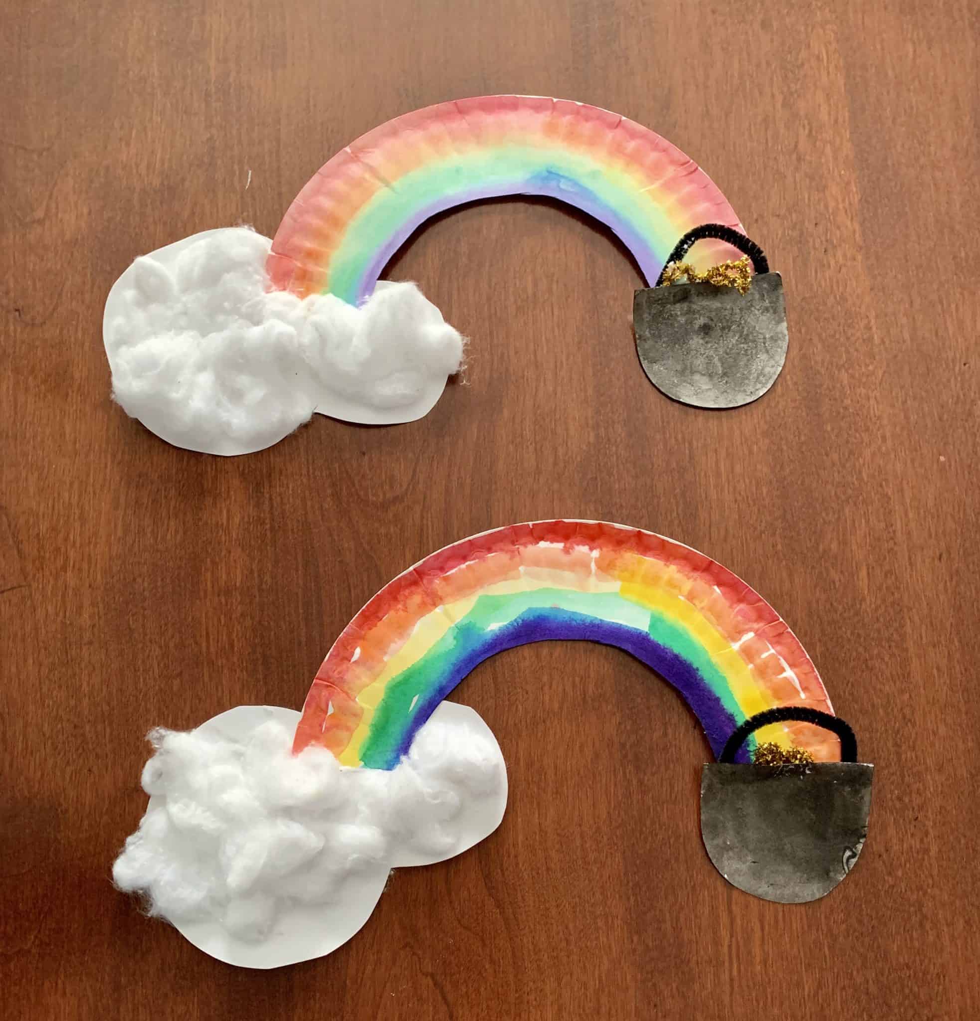 St. Patrick's Day Rainbow Craft