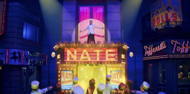 Better Nate than Ever Nate with his name in lights