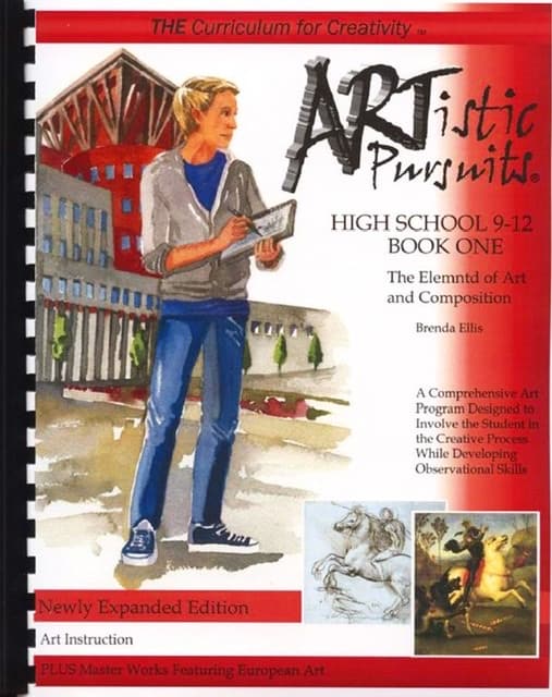 ARTisitic Pursuits cover of book for High School Book One