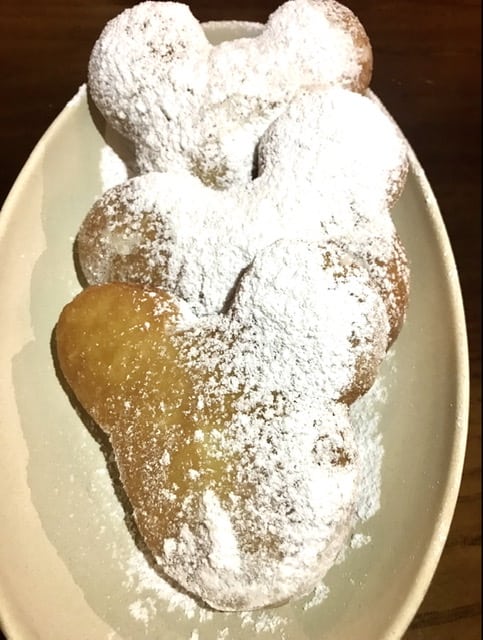 Mickey shaped beignets