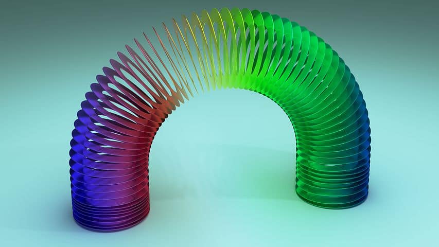 colorful Slinky toy for kids