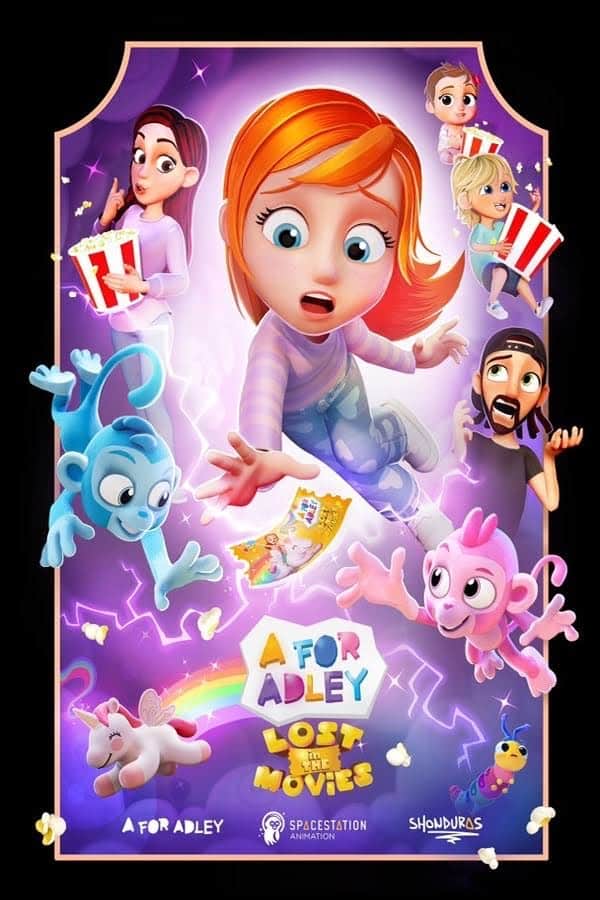 A is for Adley Lost in the Movies Poster
