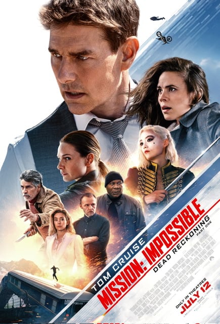 Mission Impossible Dead Reckoning Part One Movie Poster starring Tom Cruise (2023)