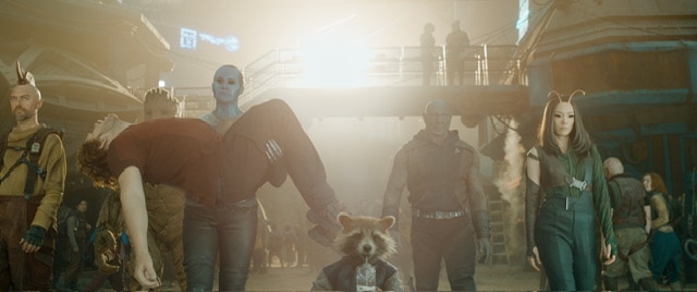 Guardians of the Galaxy Vol 3 Nebula carries Peter Quill