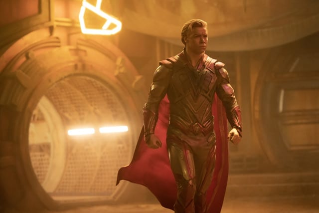 Adam Warlock played by Will Poulter in Guardians of the Galaxy Vol. 3