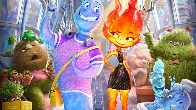 Disney Pixar Elemental Christian Movie Review Ember and Wade - Fire and Water
