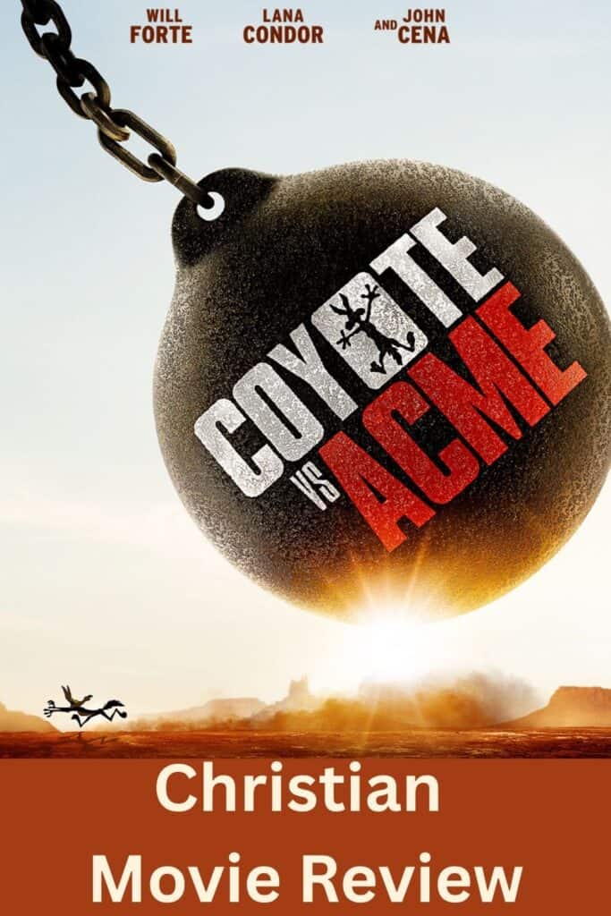 Coyote versus Acme Christian Movie Review Pin