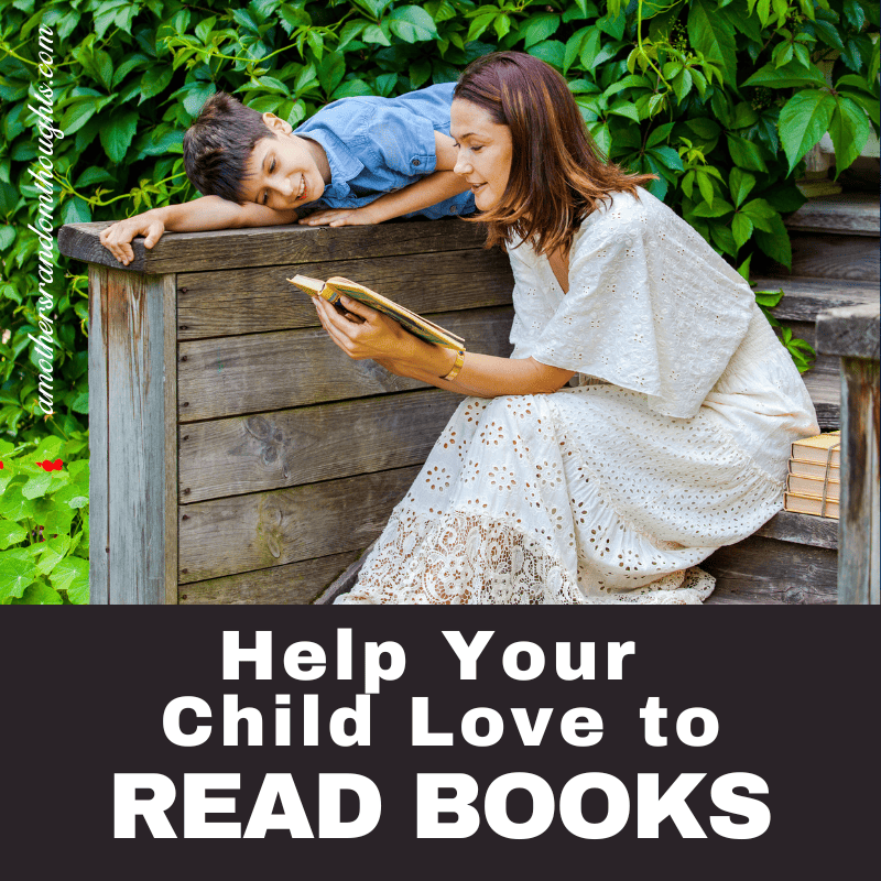 Help your child love to read books Social media post