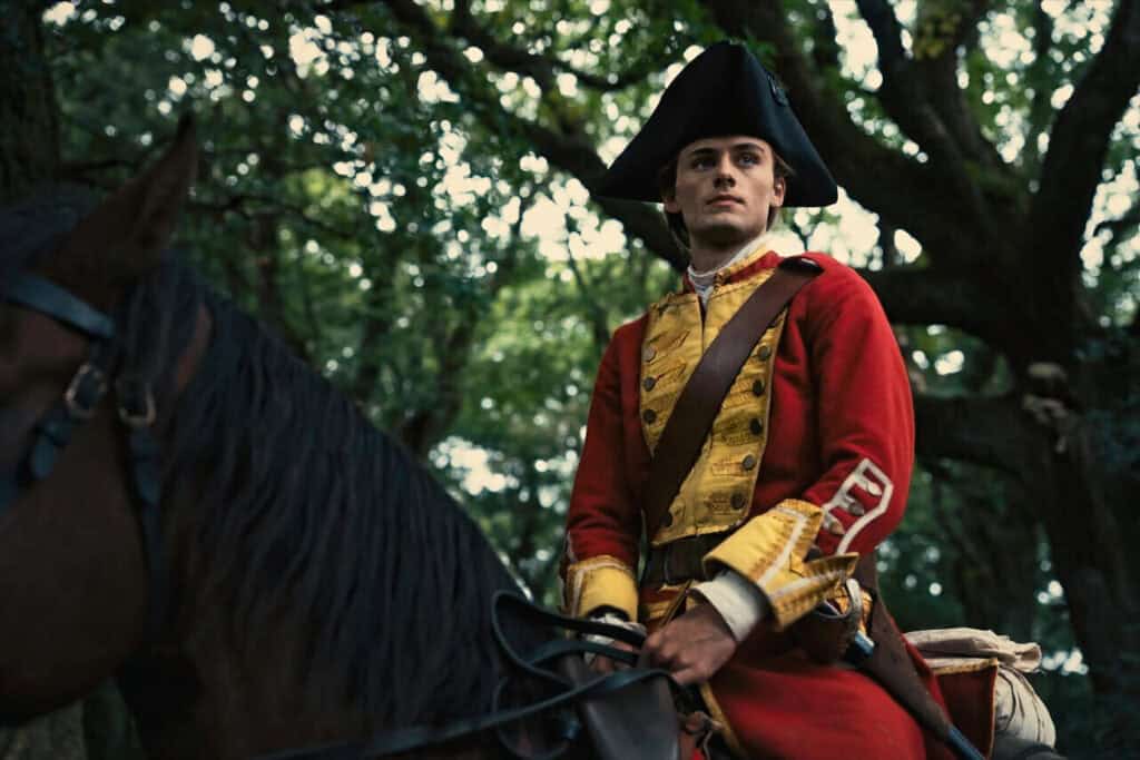 George Washington riding a horse in Young Washington