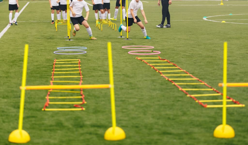 Obstacle courses for autism therapy play