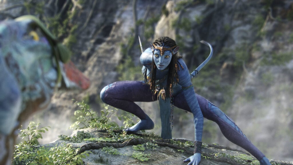 Na'vi warrior Neytiri from the movie Avatar 2009