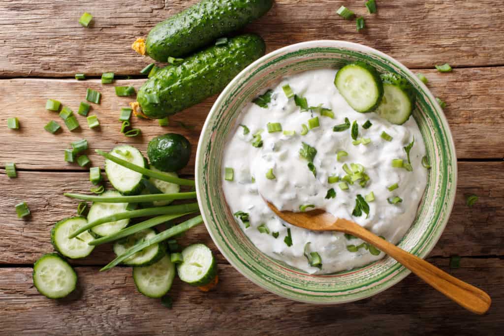 cucumber dish to serve with curry