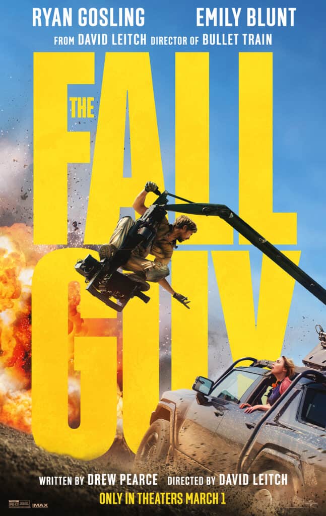 Movie Poster of The Fall Guy 2024 starring Ryan Gosling